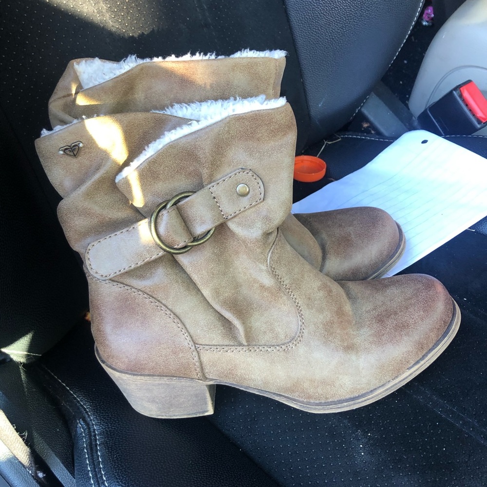 Brown Roxy Ankle Boots